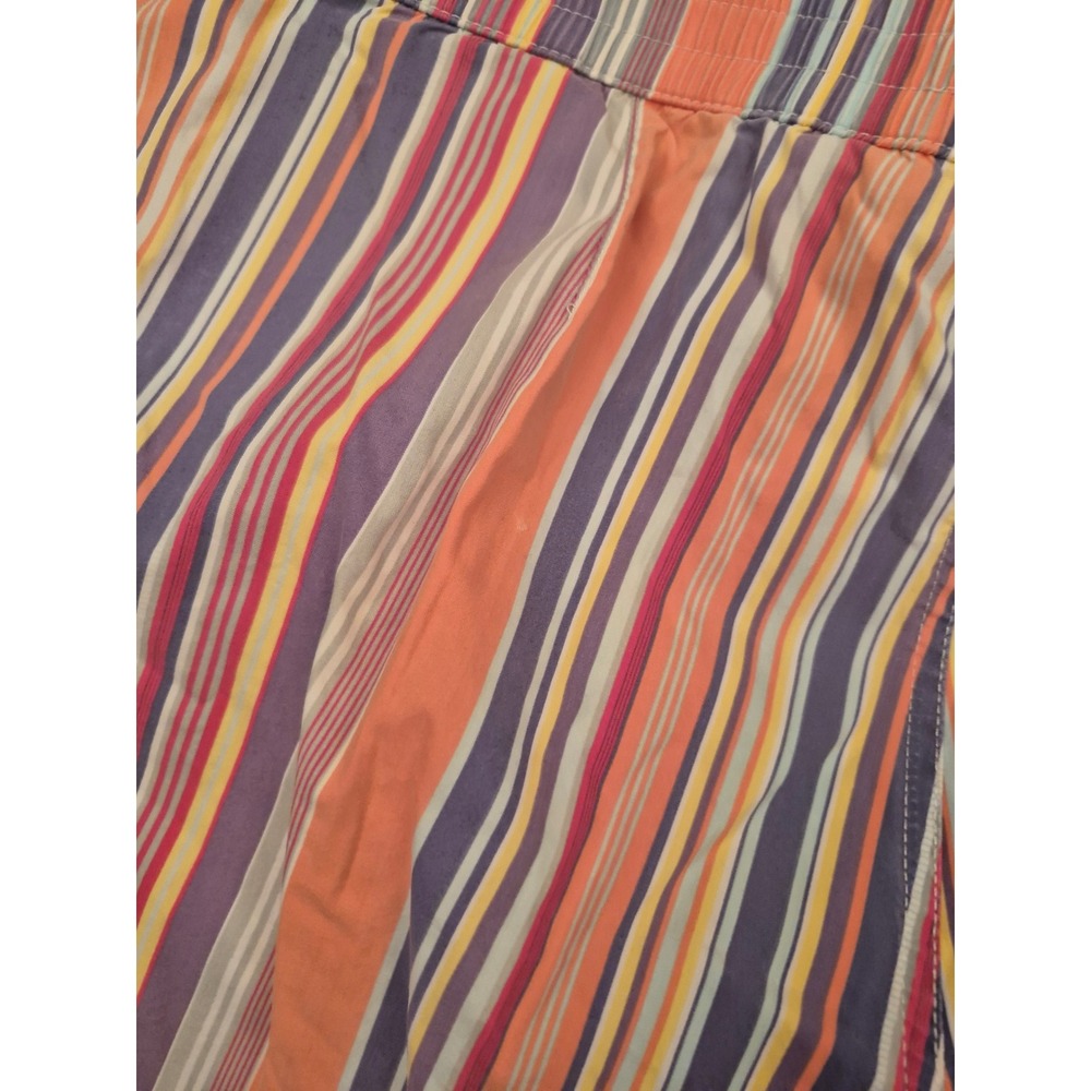 Polo Ralph Lauren Mens Striped Swim Trunks Orange Purple Pony Logo Size M - Picture 12 of 12